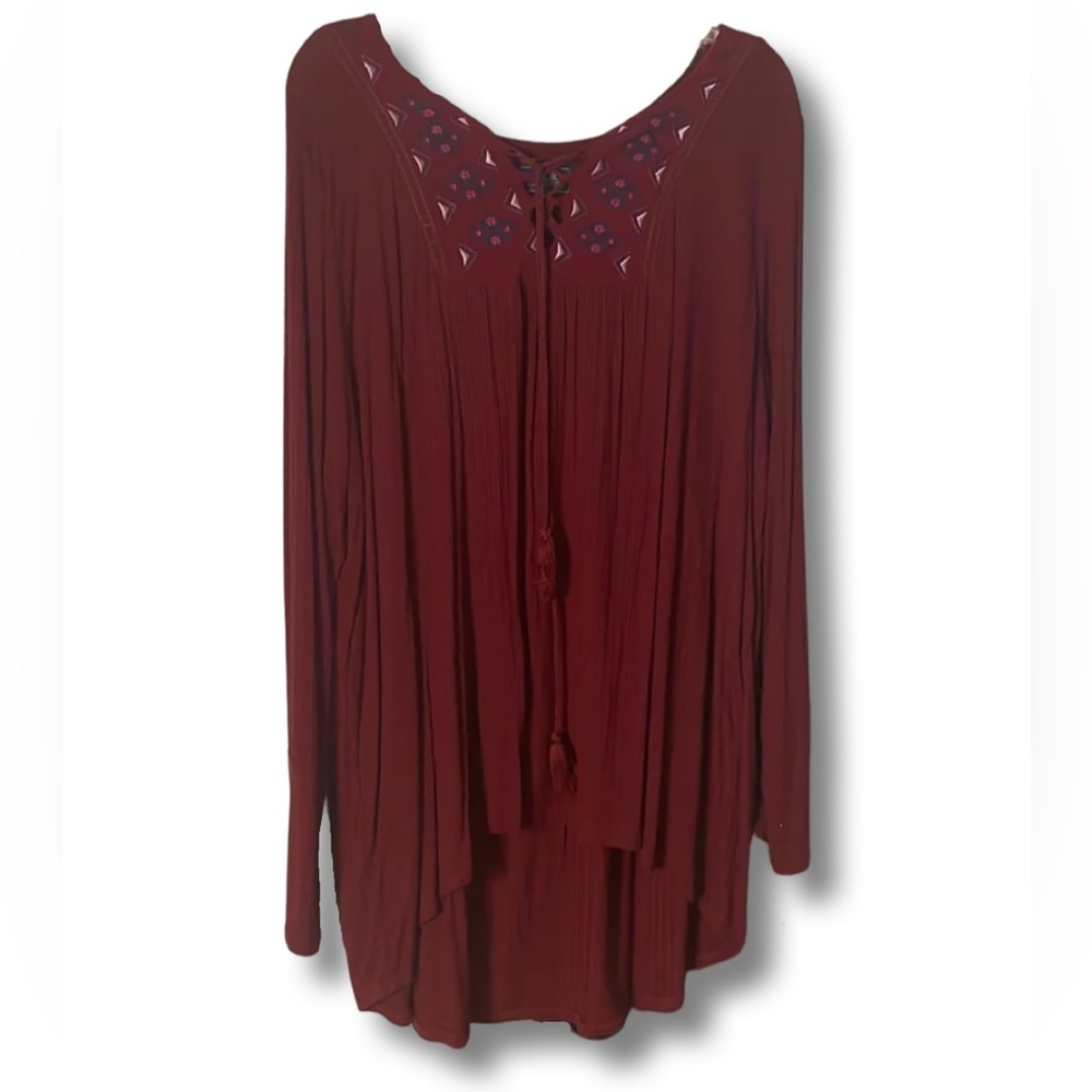 Cherokee Western Style Loose fit Blouse Size 2XL